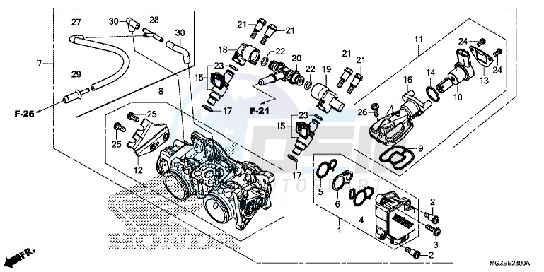 THROTTLE BODY image