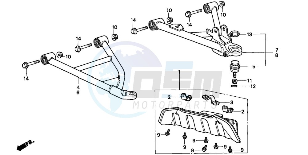 FRONT ARM/FRONT GUARD blueprint