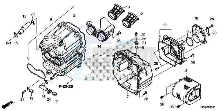 AIR CLEANER blueprint