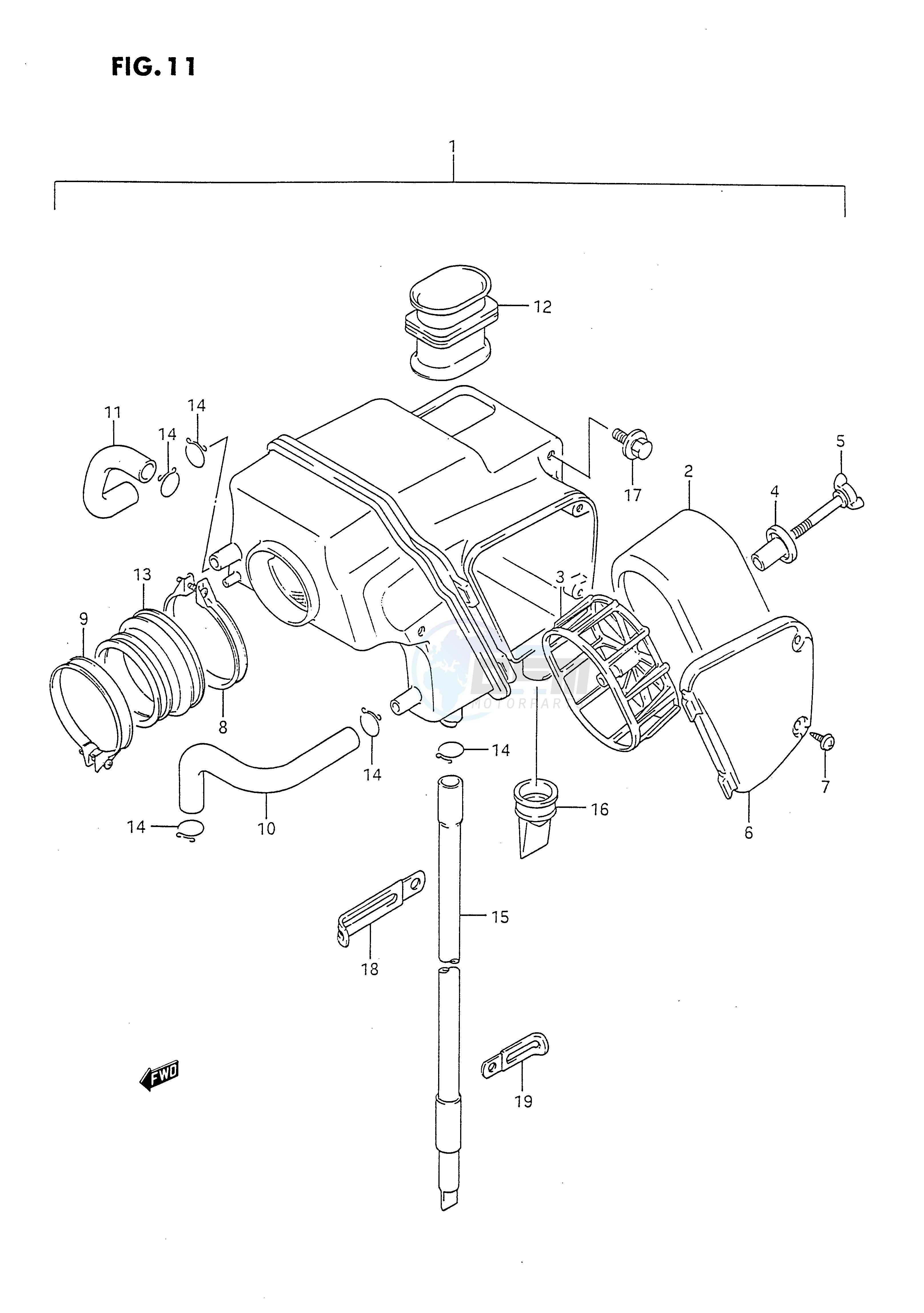 AIR CLEANER blueprint