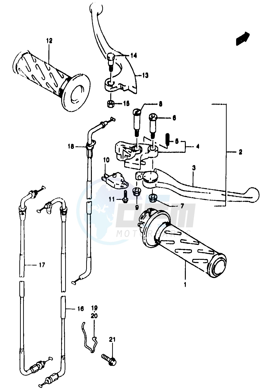 HANDLE LEVER image