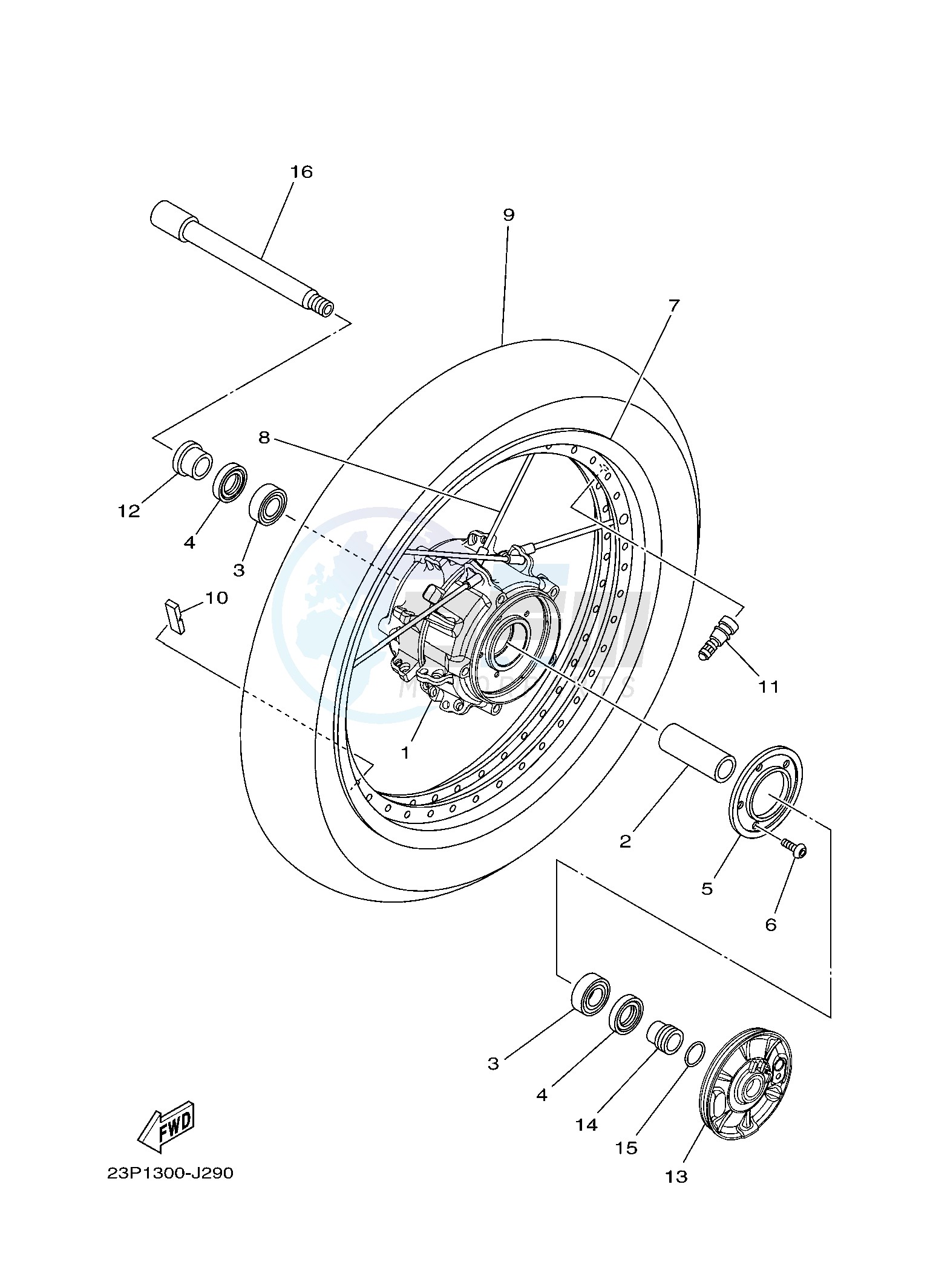 FRONT WHEEL image