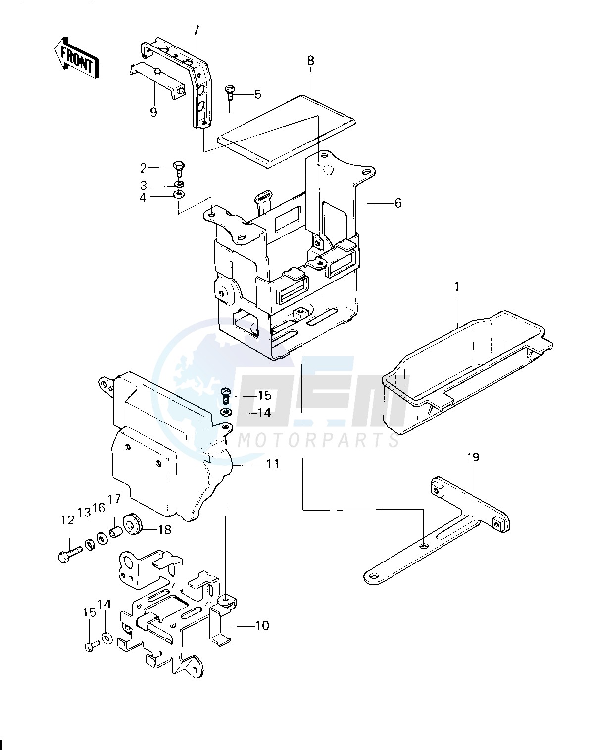 BATTERY CASE_TOOL CASE -- 80 H1- - blueprint