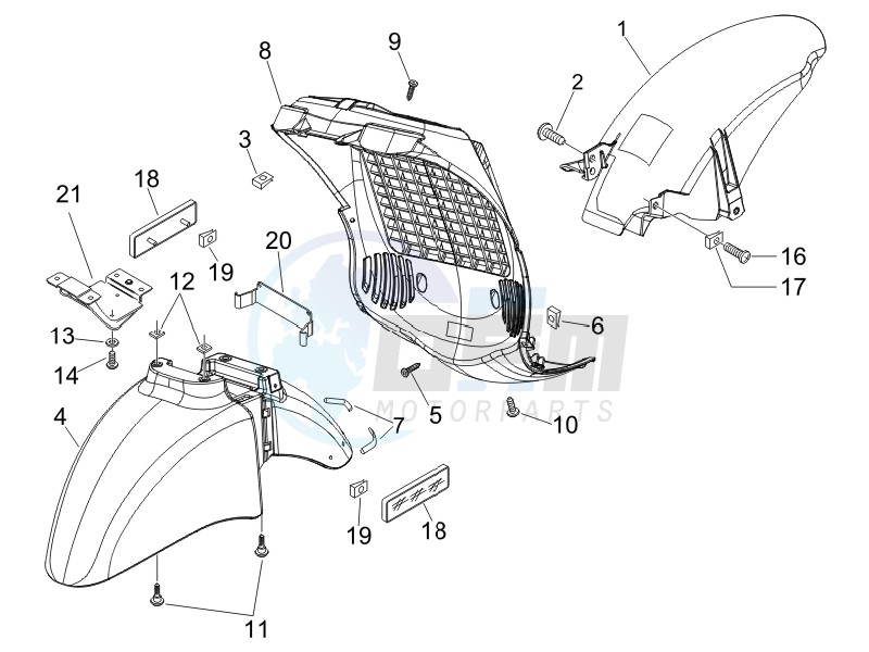 Wheel housing - Mudguard image