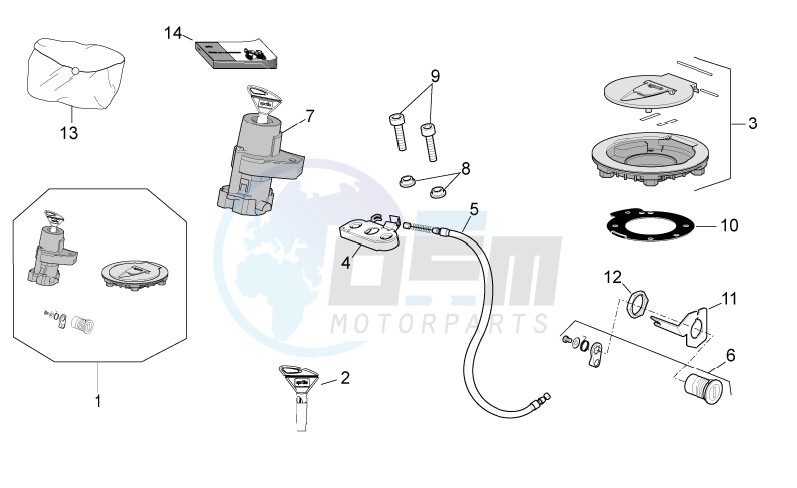 Lock hardware kit image