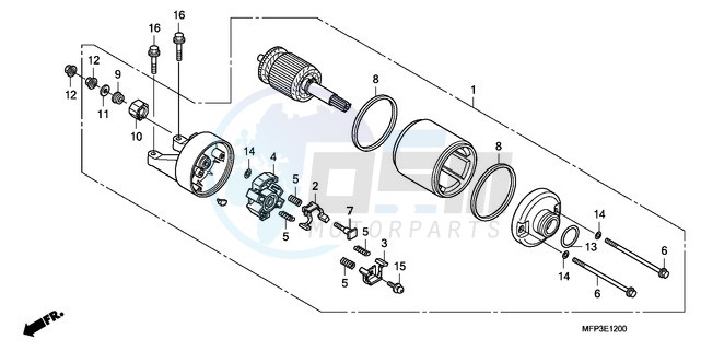 STARTING MOTOR image