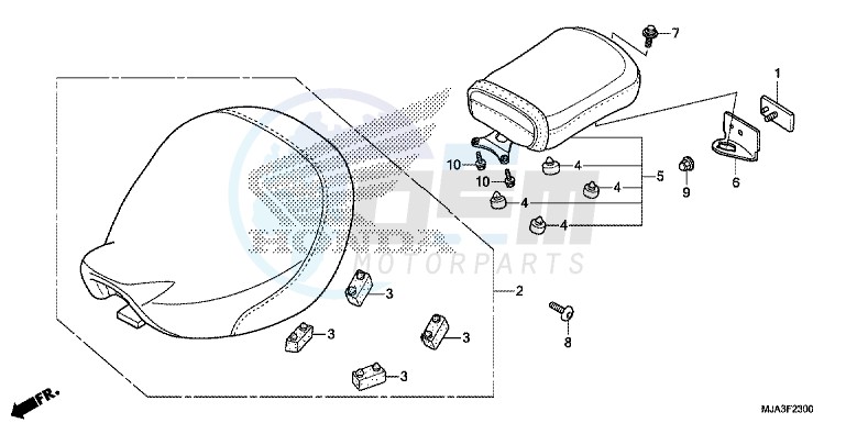 SEAT (VT750C/CA/CS) blueprint