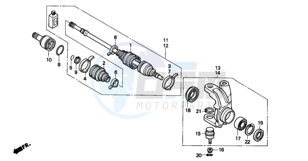 KNUCKLE (TRX300FW) image