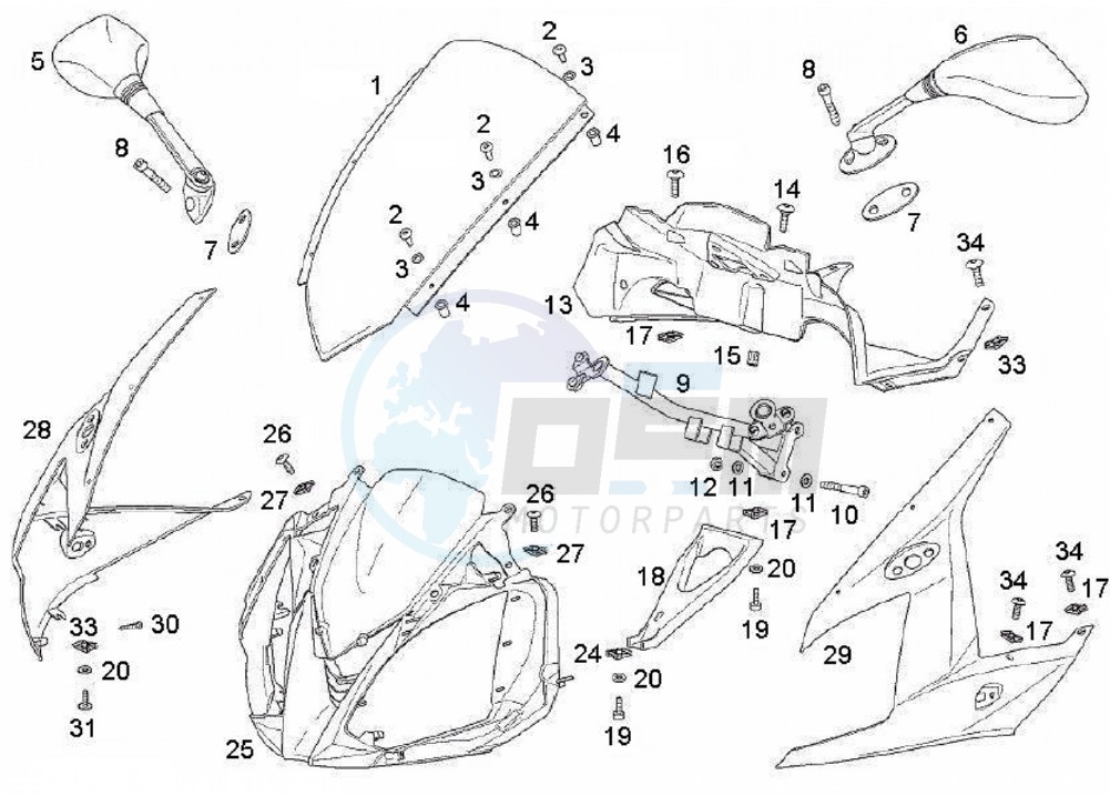 Front body (Positions) image