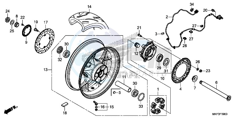 REAR WHEEL image