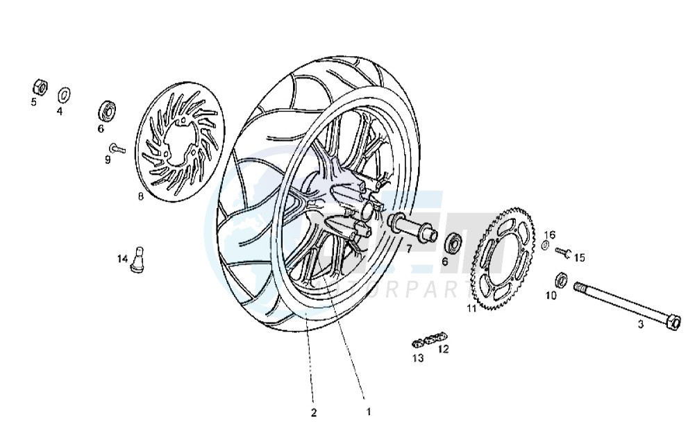 Rear Wheel (2) blueprint