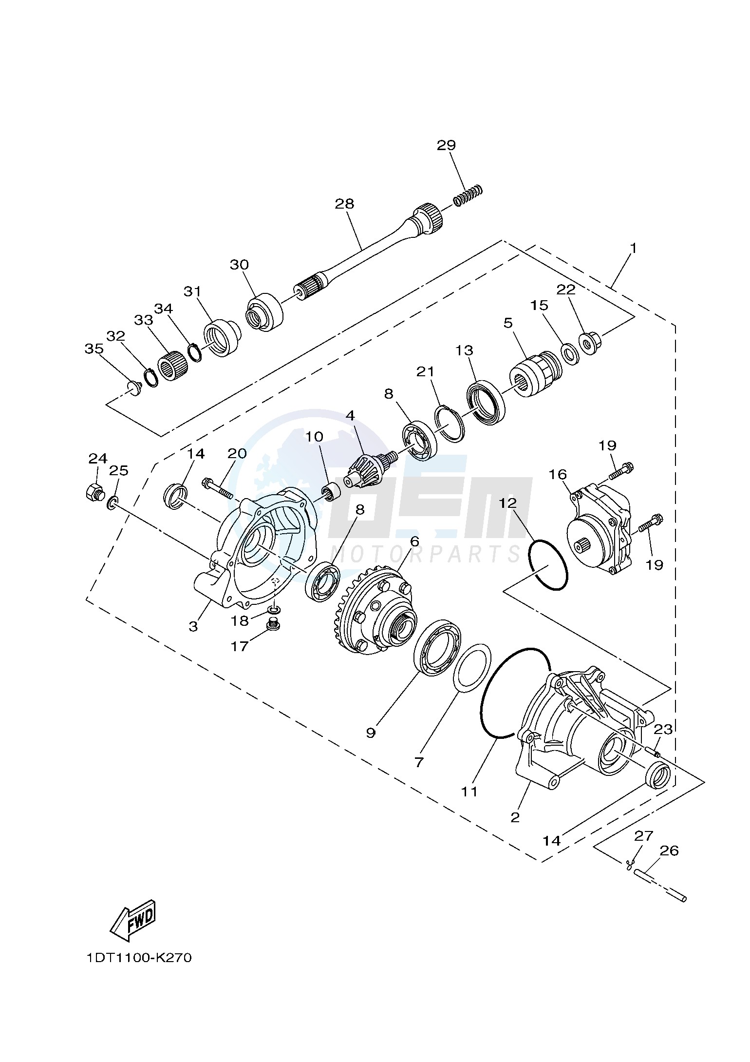 FRONT DIFFERENTIAL blueprint