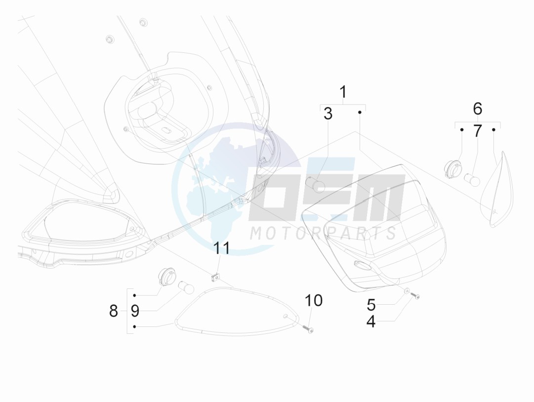 Tail light - Turn signal lamps image