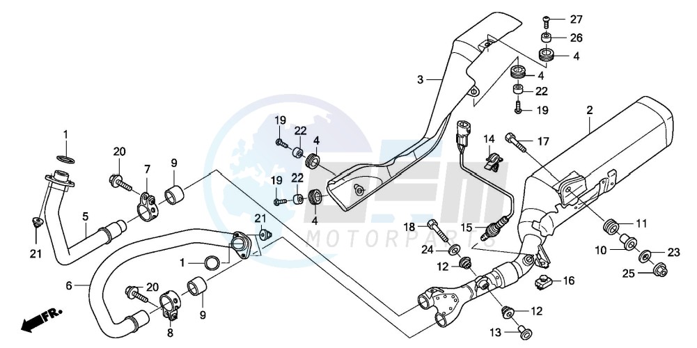 EXHAUST MUFFLER image