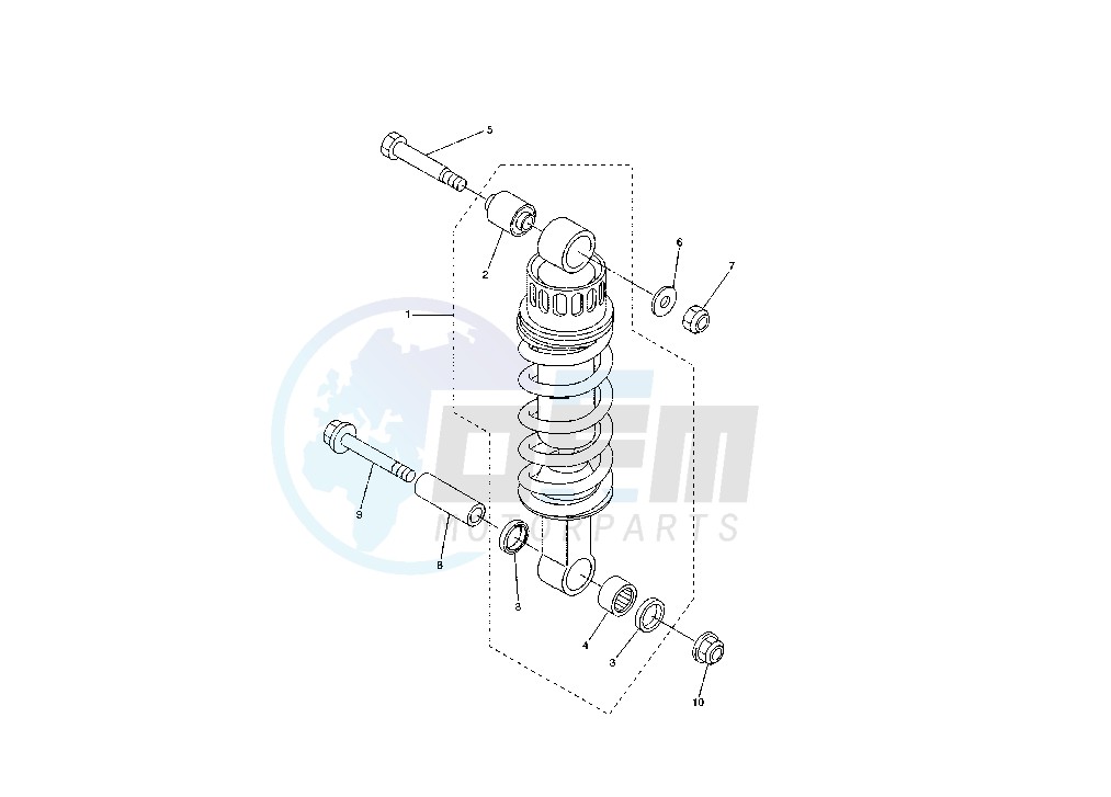 REAR SHOCK ABSORBER image