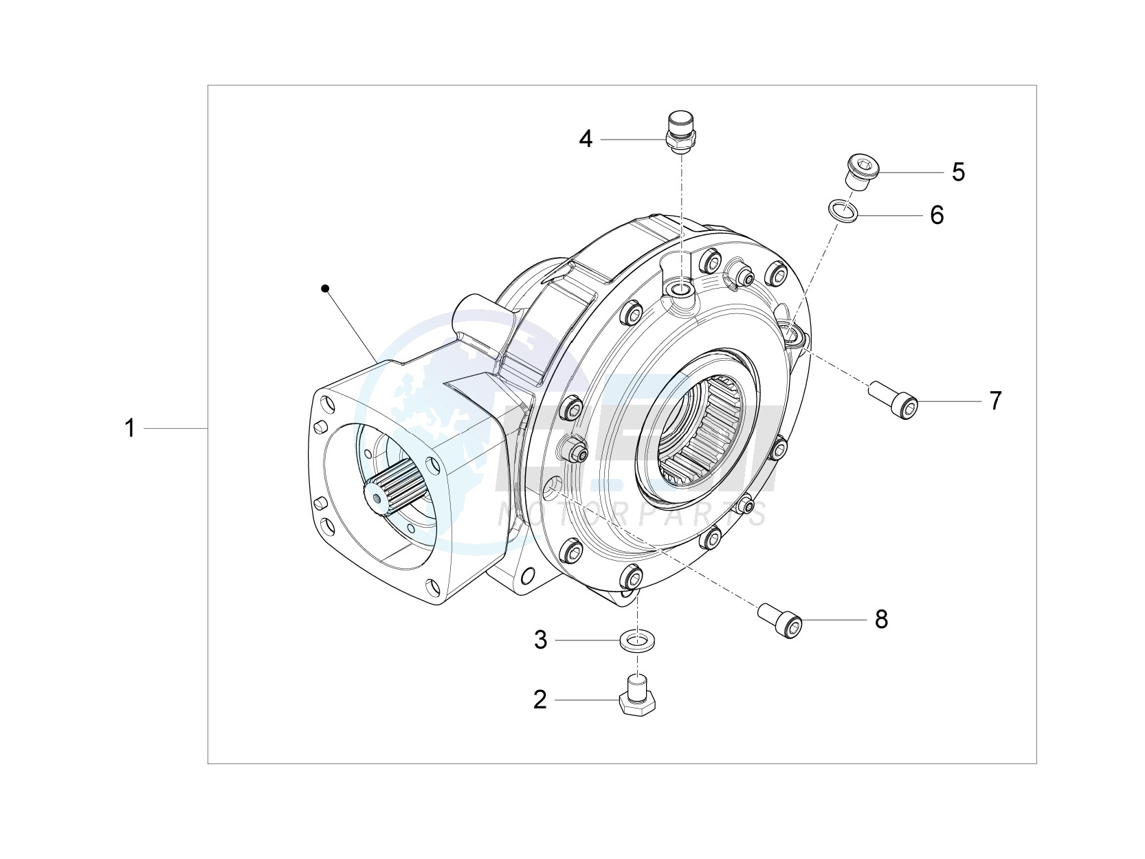 Rear transmission / Components image