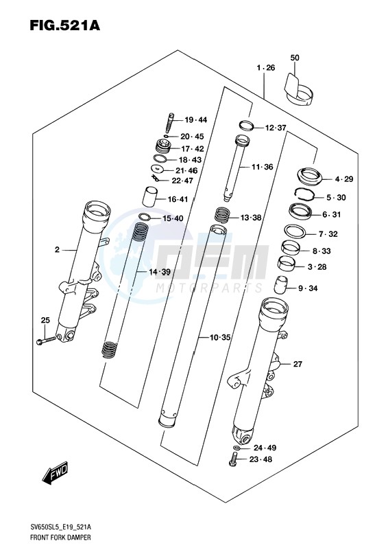 FRONT FORK DAMPER image