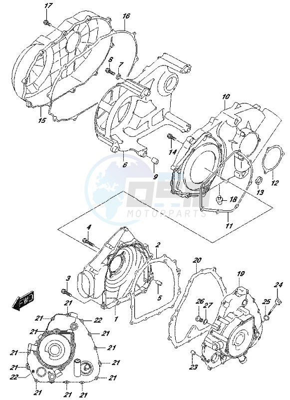 CRANKCASE COVER image