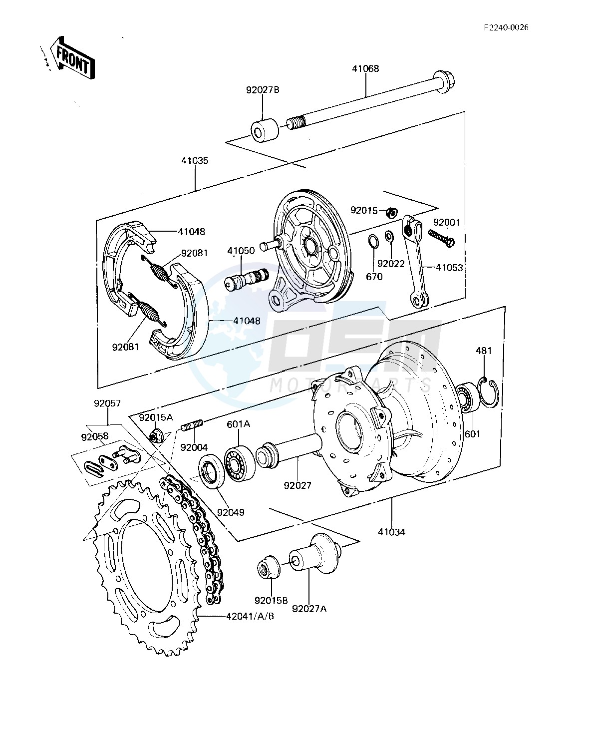 REAR HUB_BRAKE_CHAIN blueprint