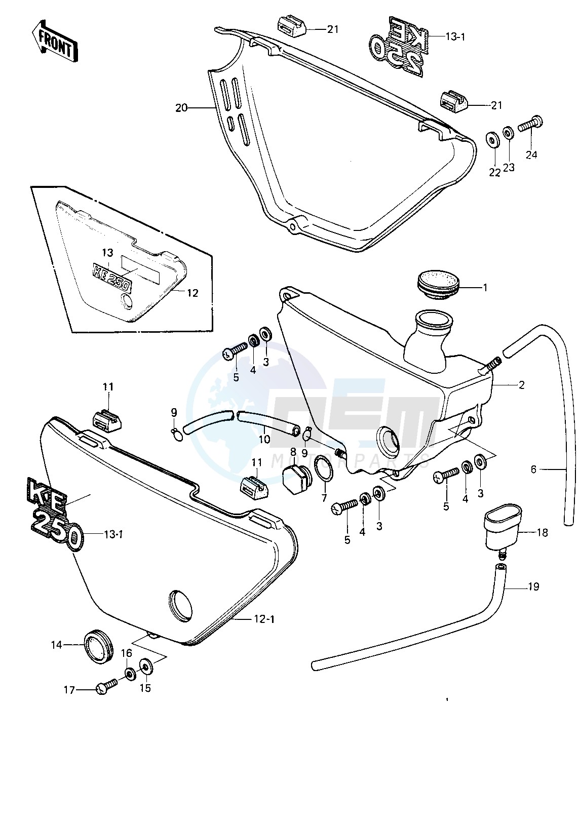 SIDE COVERS_OIL TANK blueprint