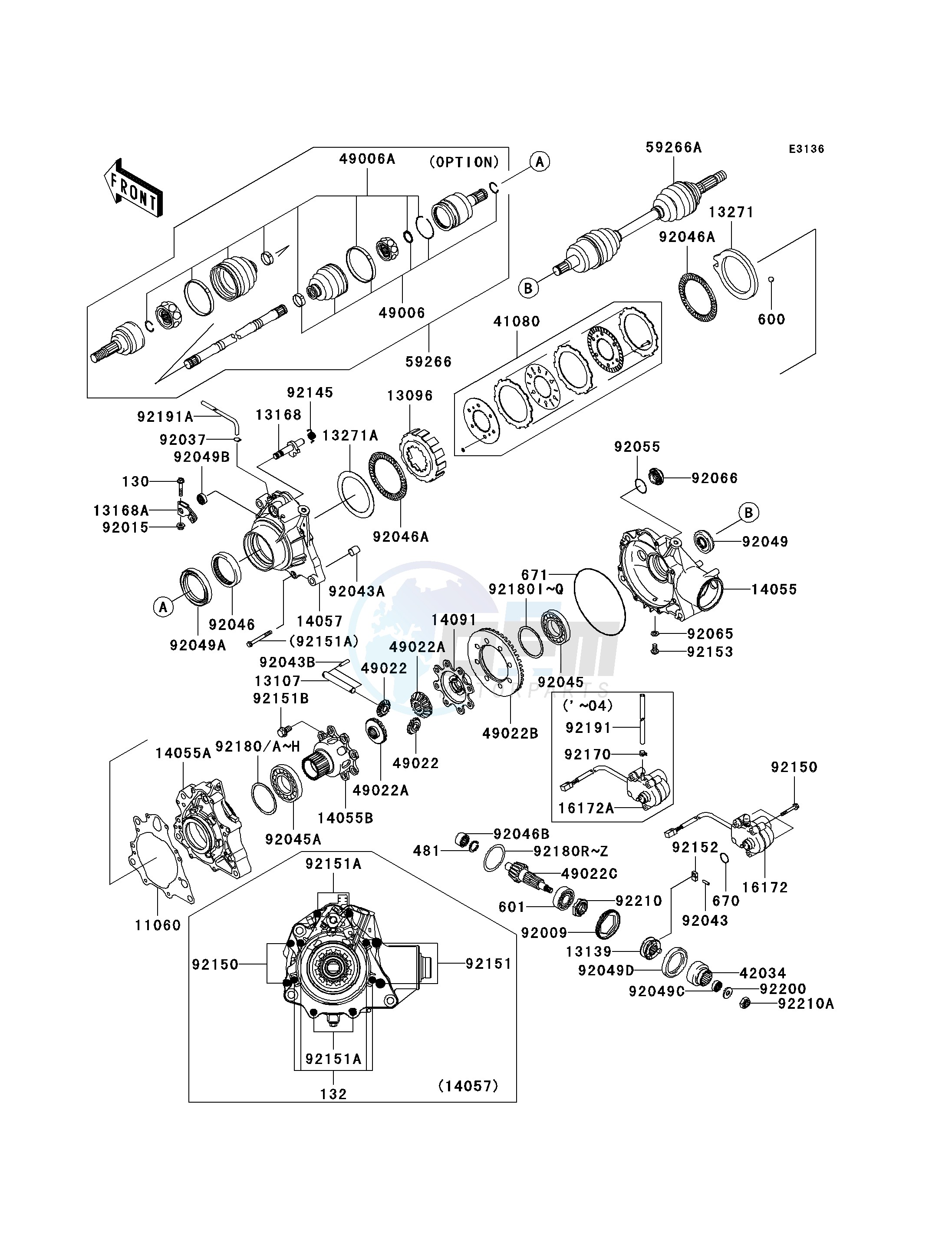 DRIVE SHAFT-FRONT image