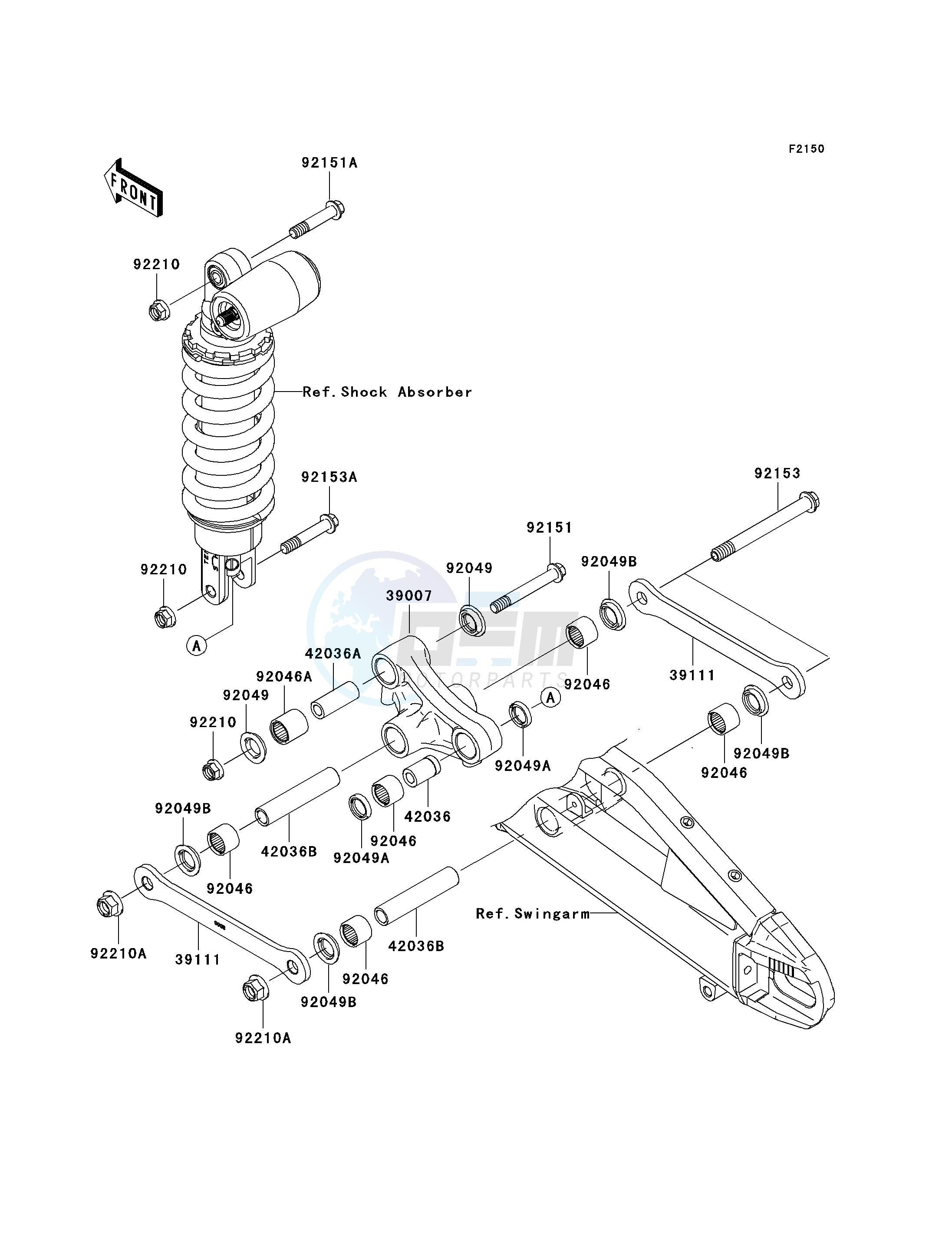 REAR SUSPENSION blueprint