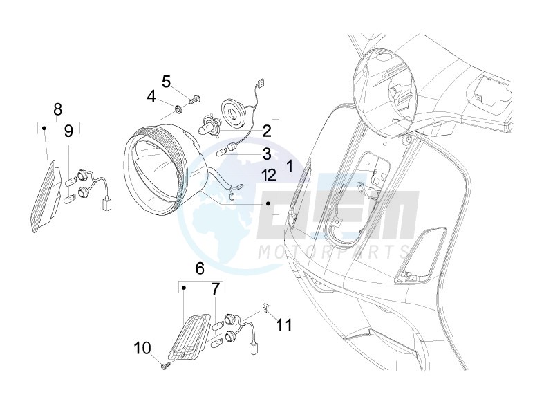 Head lights - Turn signal lamps image