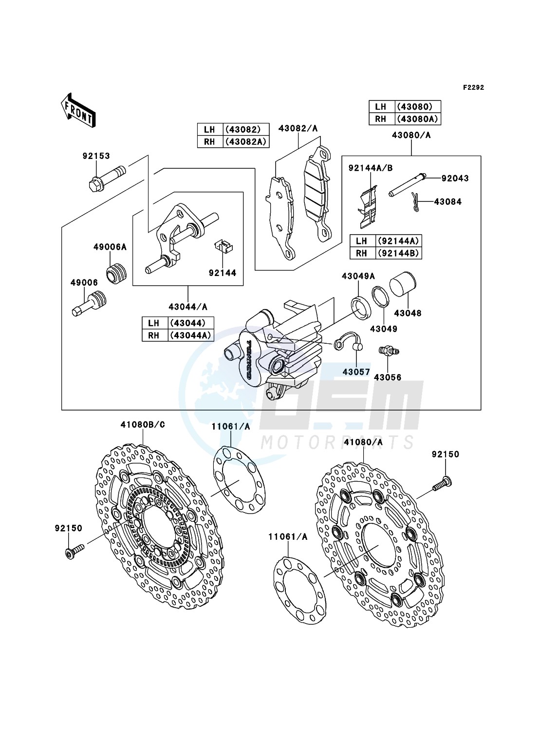 Front Brake blueprint