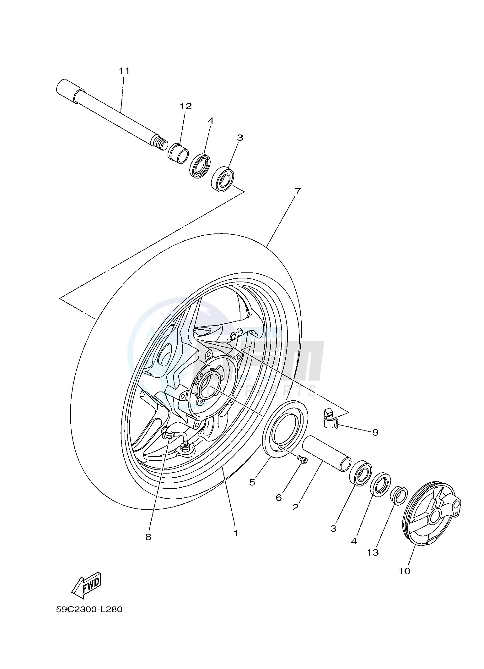 FRONT WHEEL image