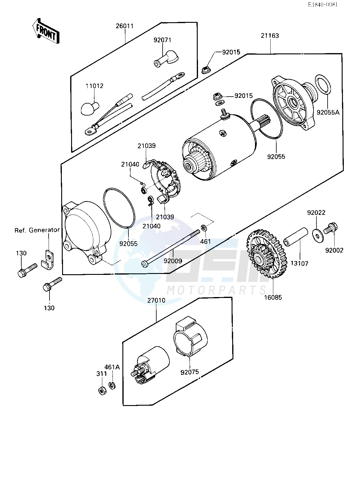 STARTER MOTOR image