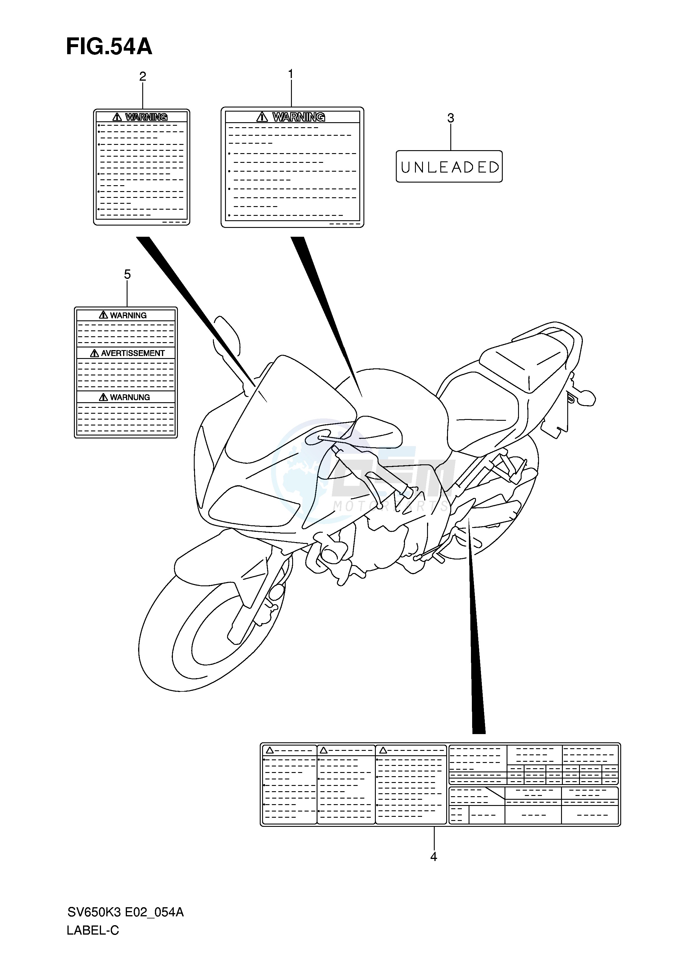LABEL (MODEL K7) blueprint