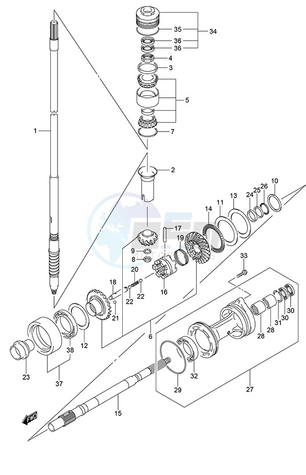 Transmission (C/R) (Model: ZG) image