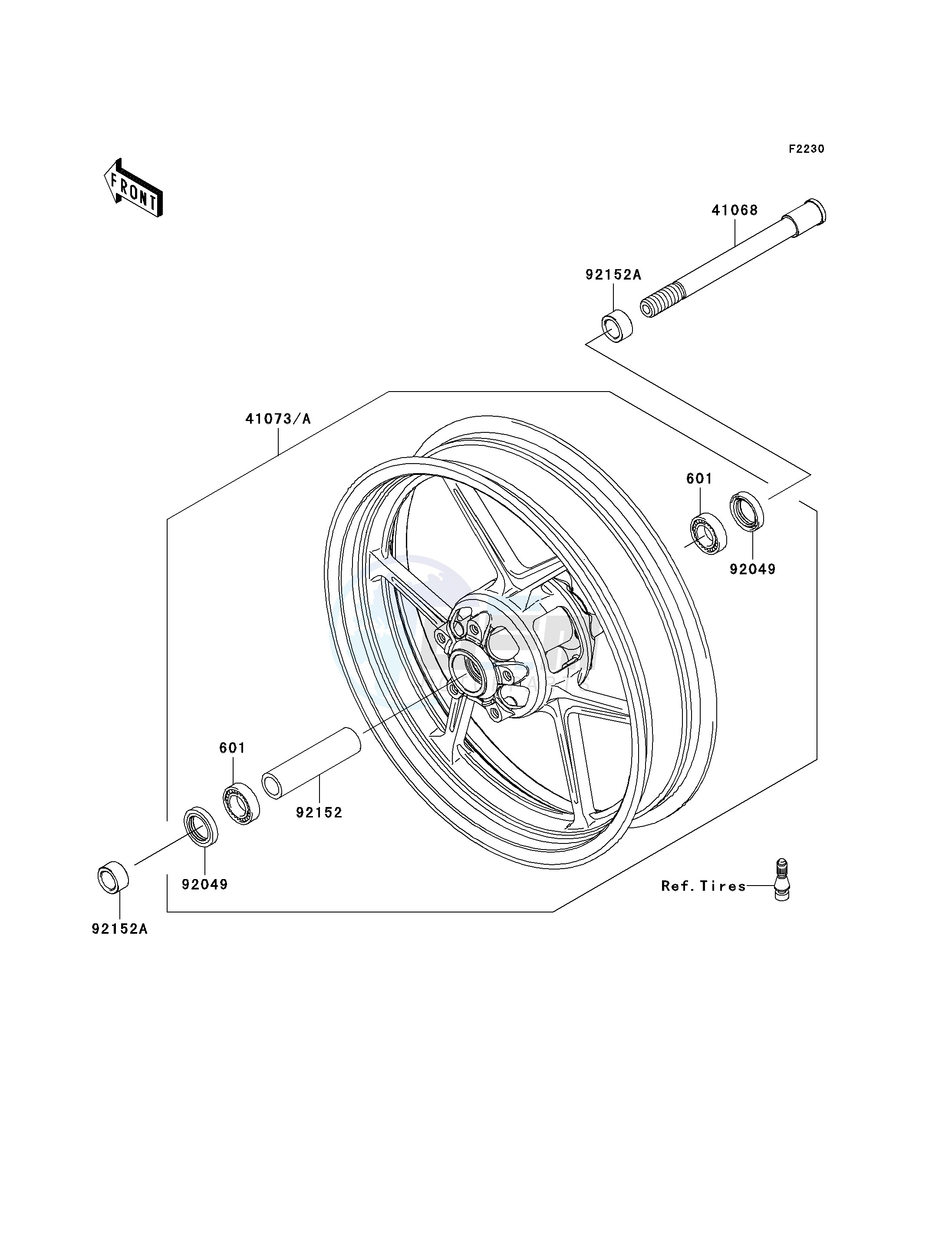 FRONT HUB image