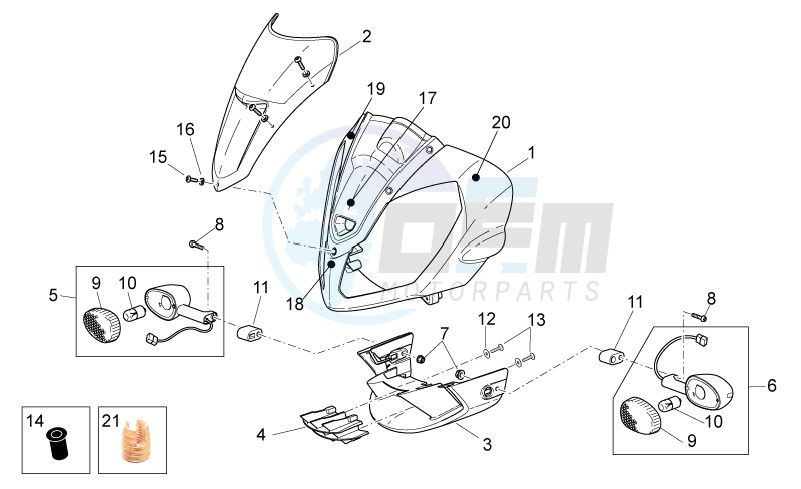 Front body - front fairing image