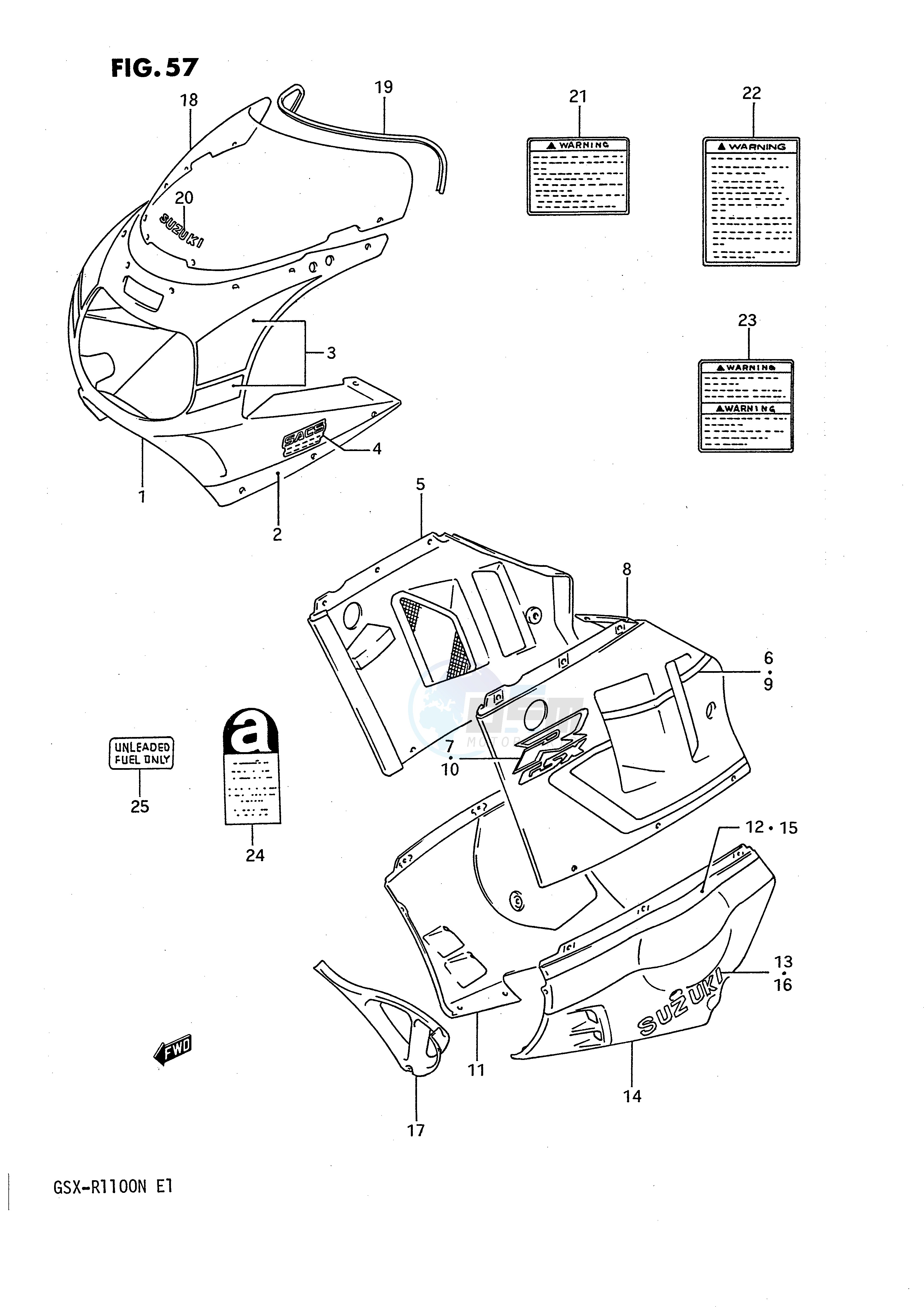 COWLING BODY (MODEL M 3SL) image