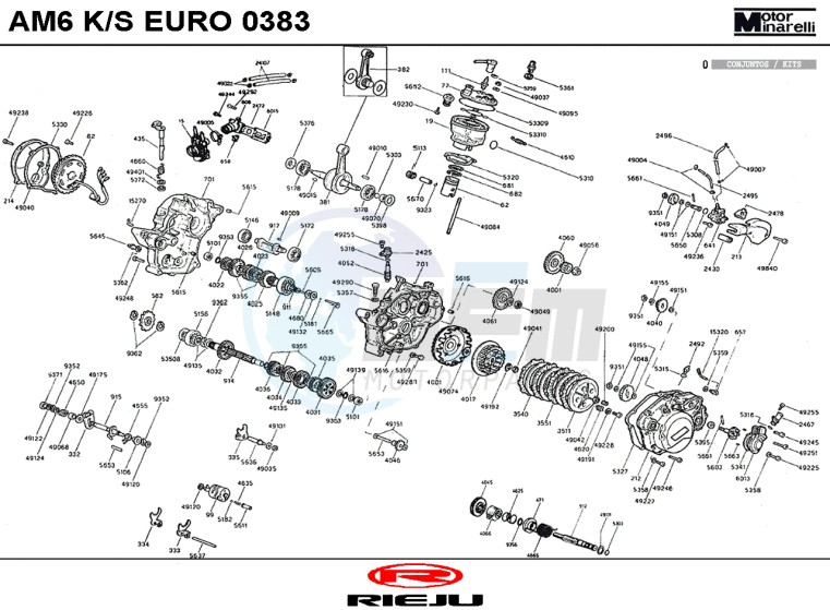 ENGINE  AM6 K/S 0383 blueprint