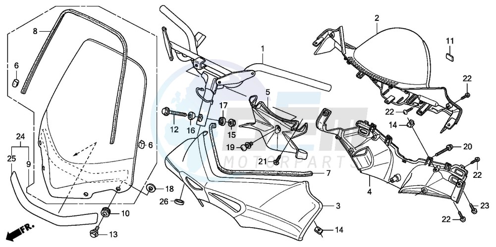 HANDLE PIPE/HANDLE COVER (FES1253-5)(FES1503-5) image