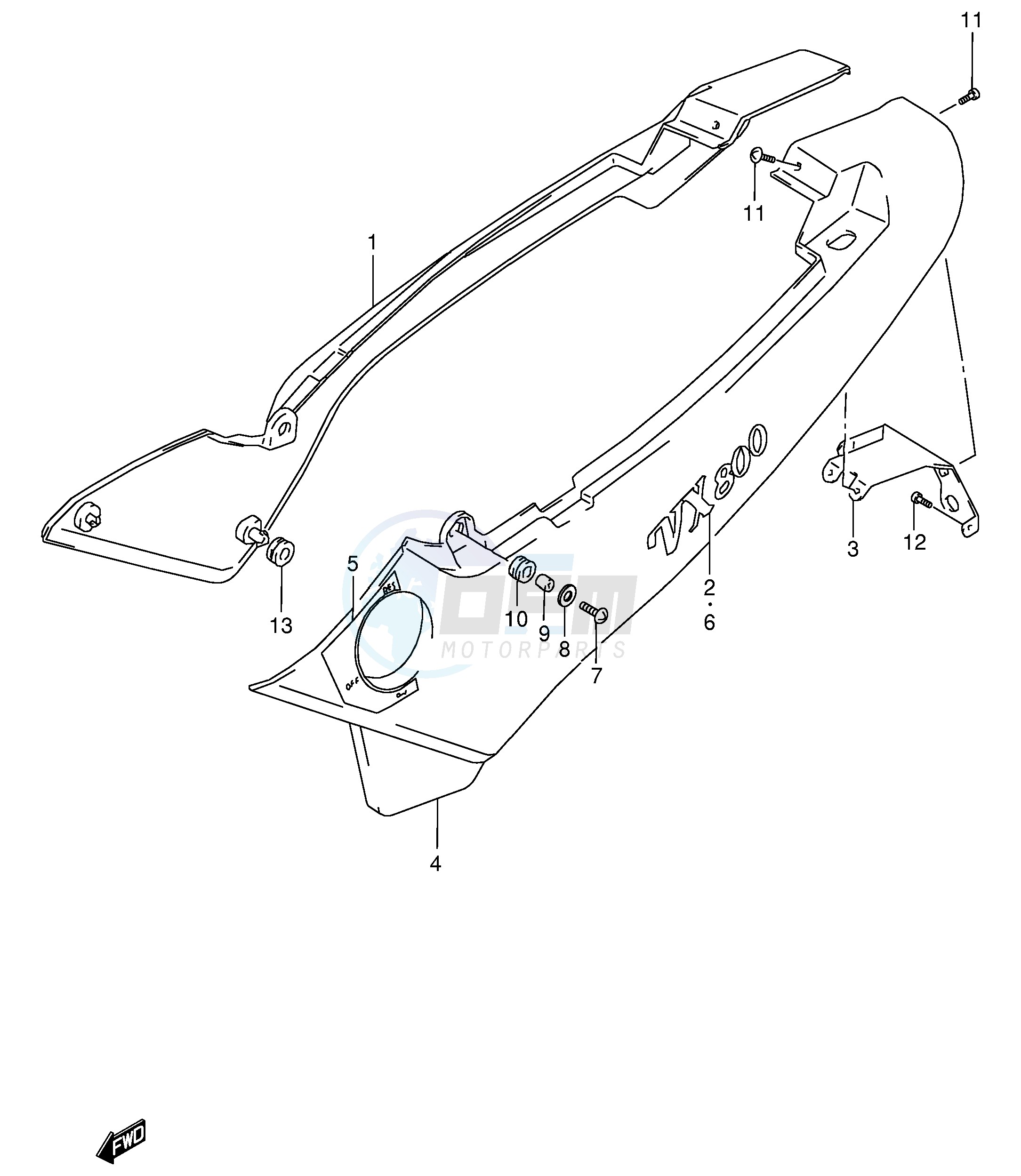 FRAME COVER (MODEL R T) image