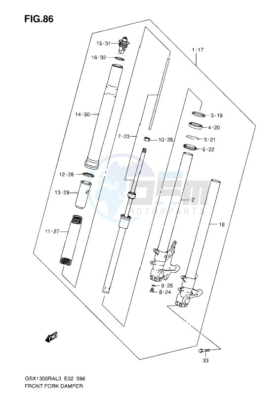 FRONT FORK DAMPER image