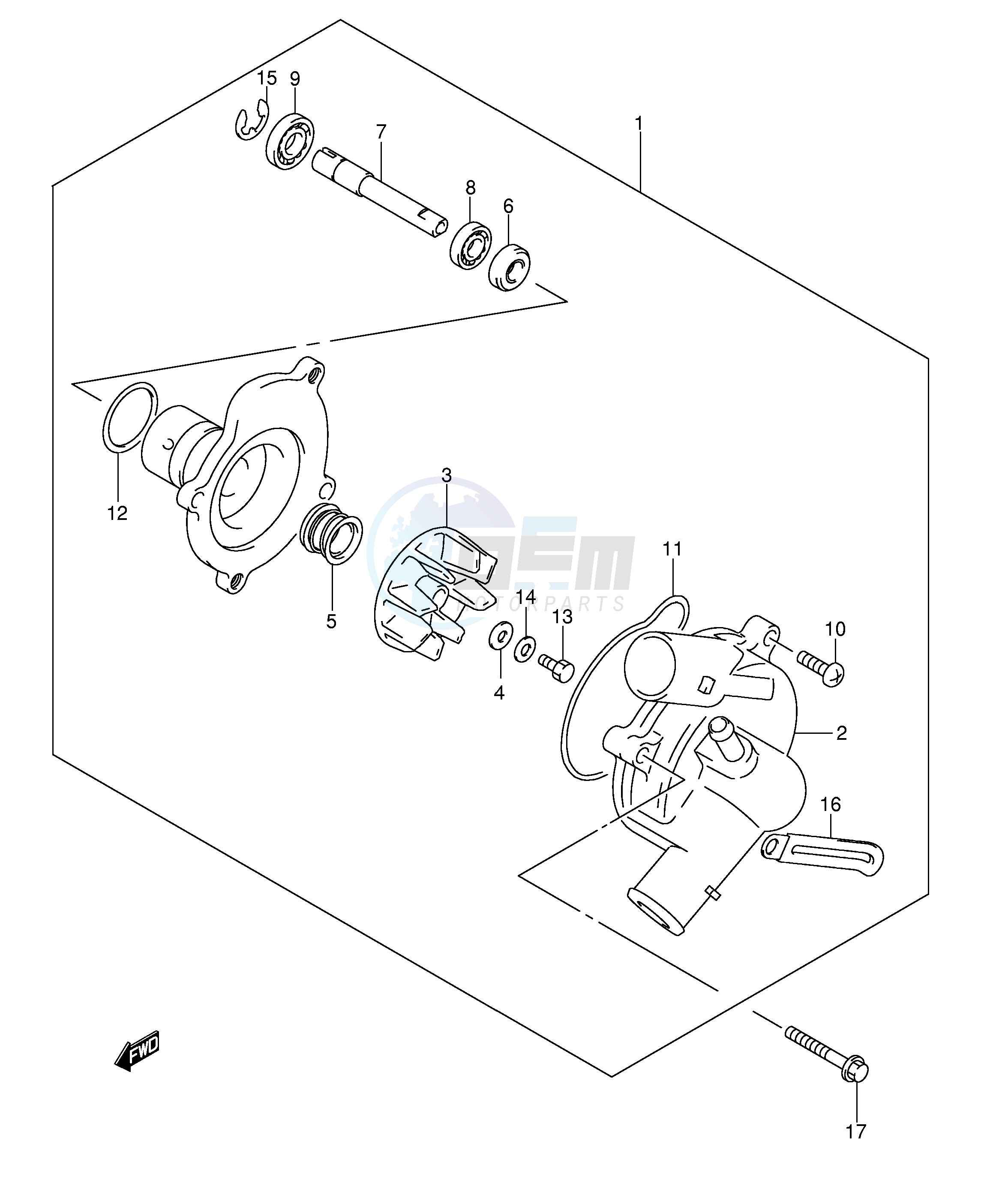 WATER PUMP image