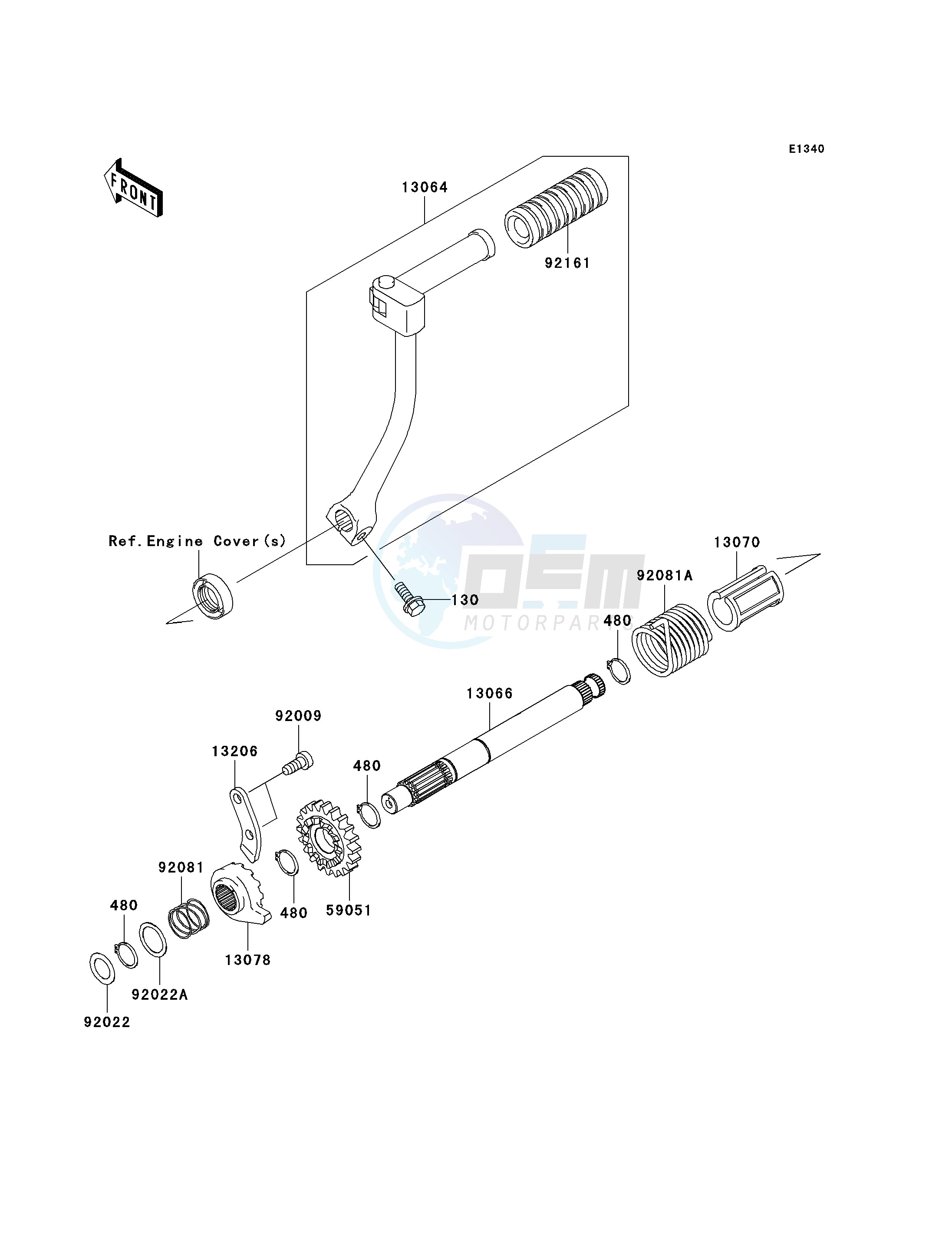 KICKSTARTER MECHANISM image