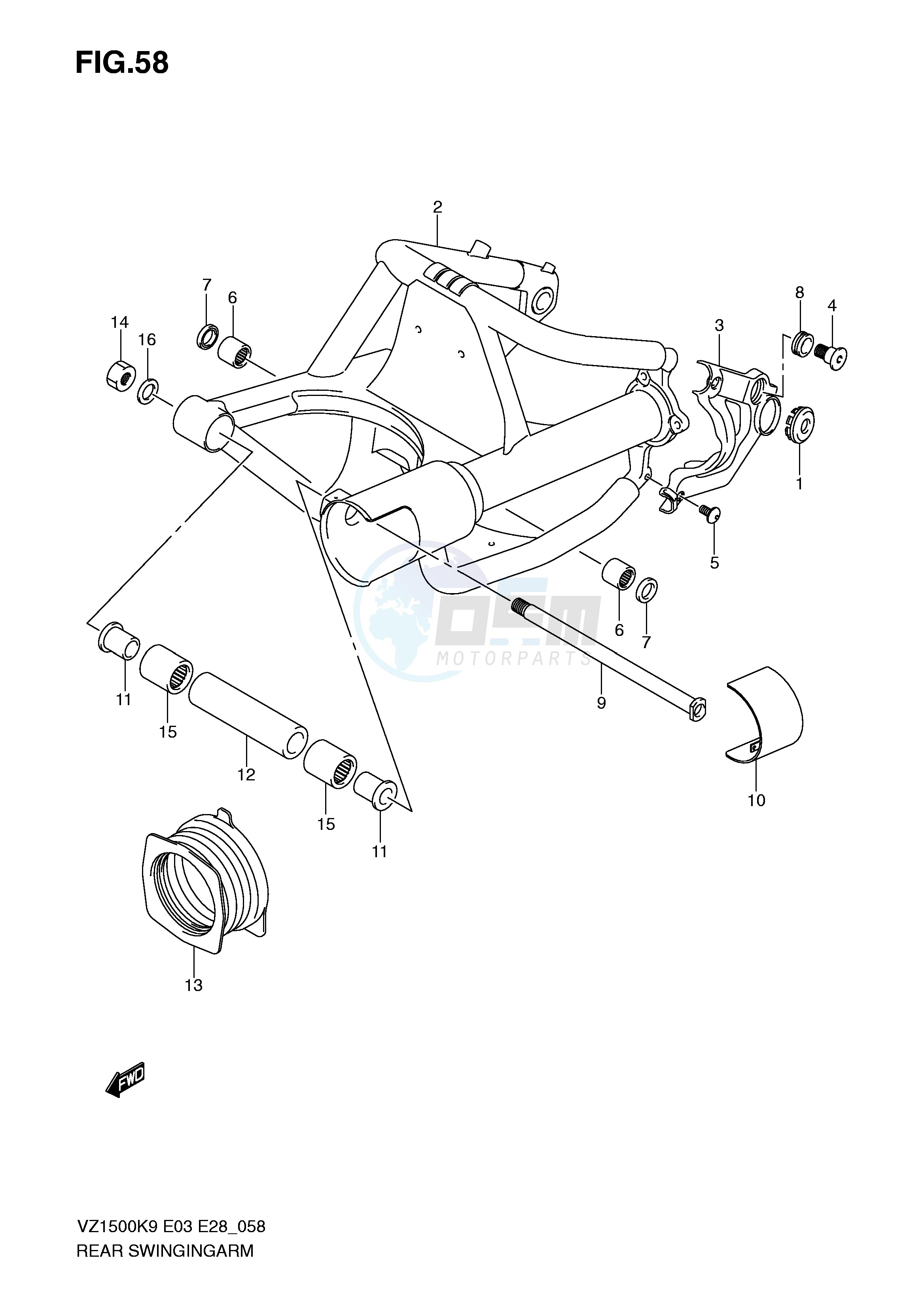 REAR SWINGINGARM image