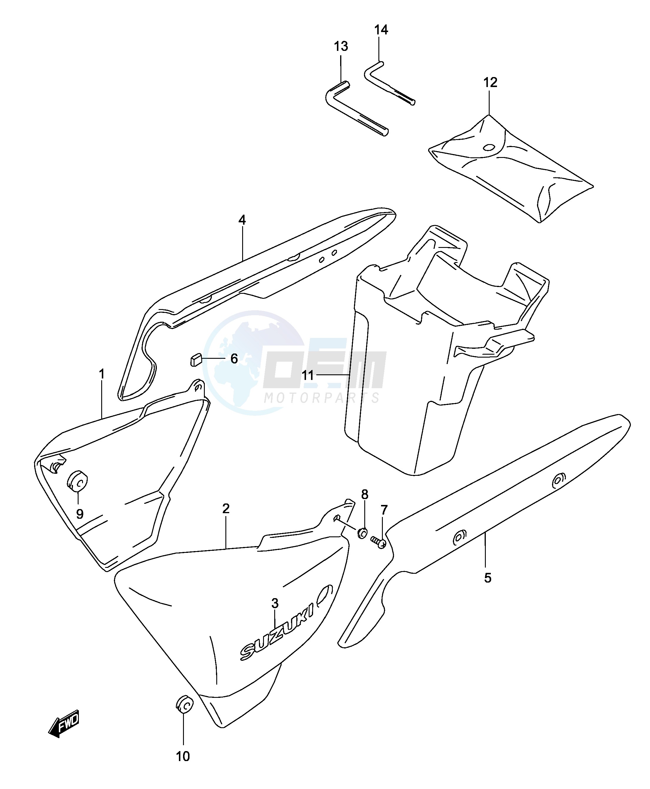 FRAME COVER (MODEL K3) image