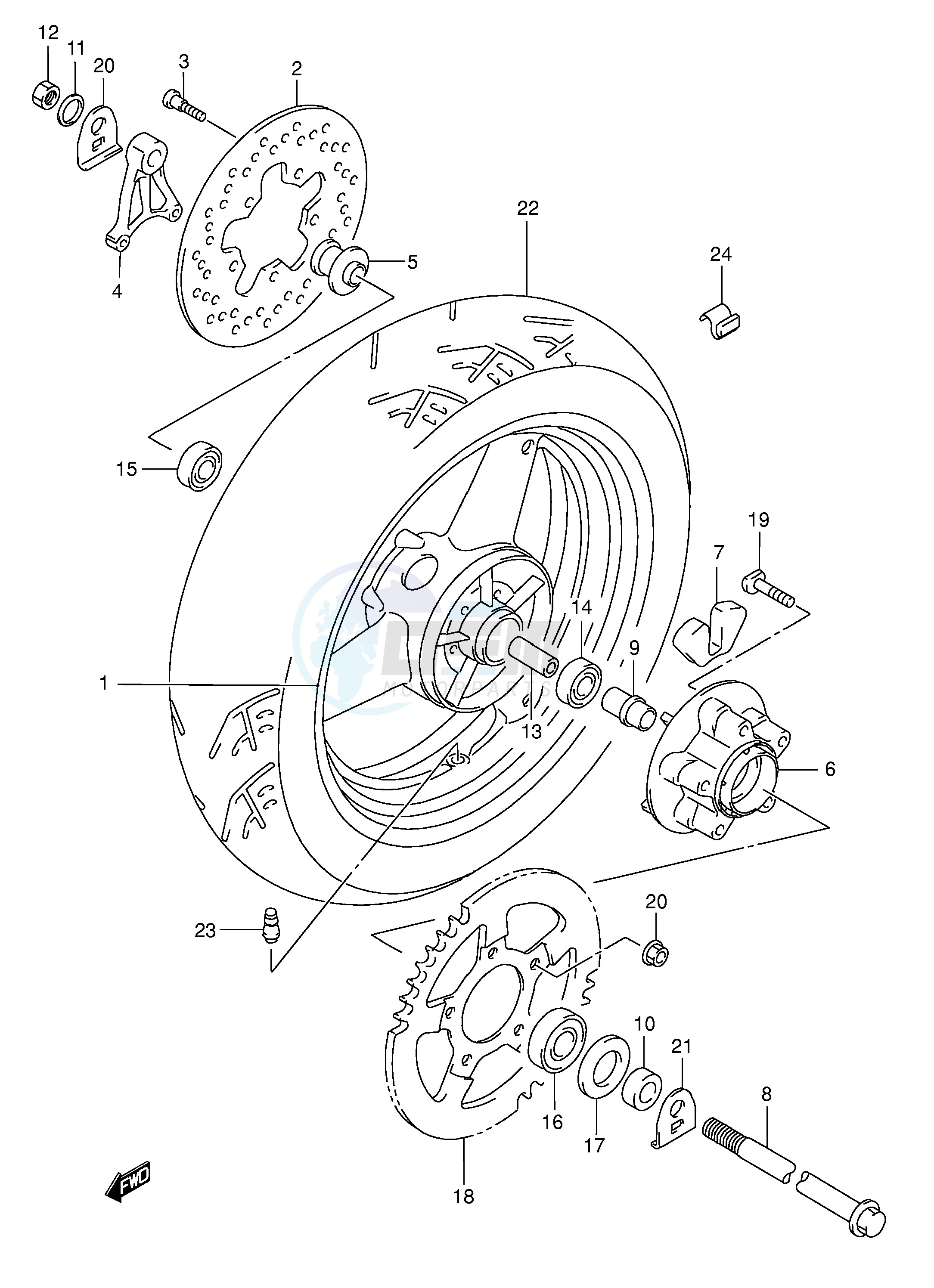 REAR WHEEL image