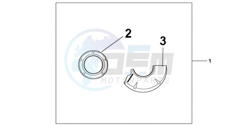 CARBON CRANKCASE COVER SET image