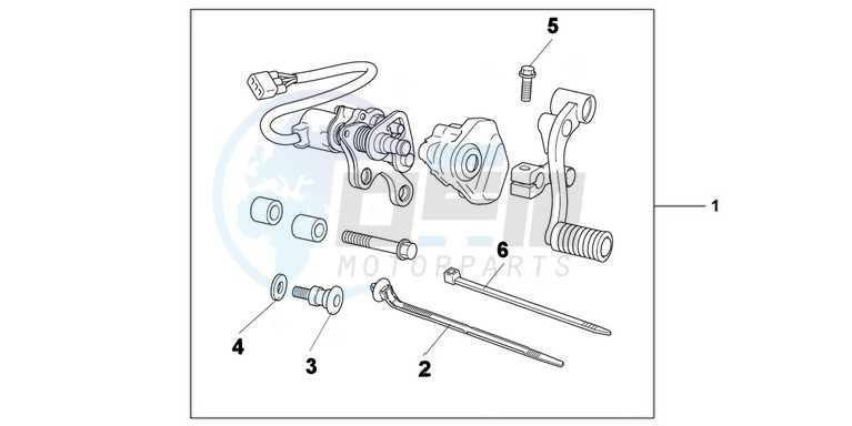 KIT DCT PEDAL SHIFT blueprint