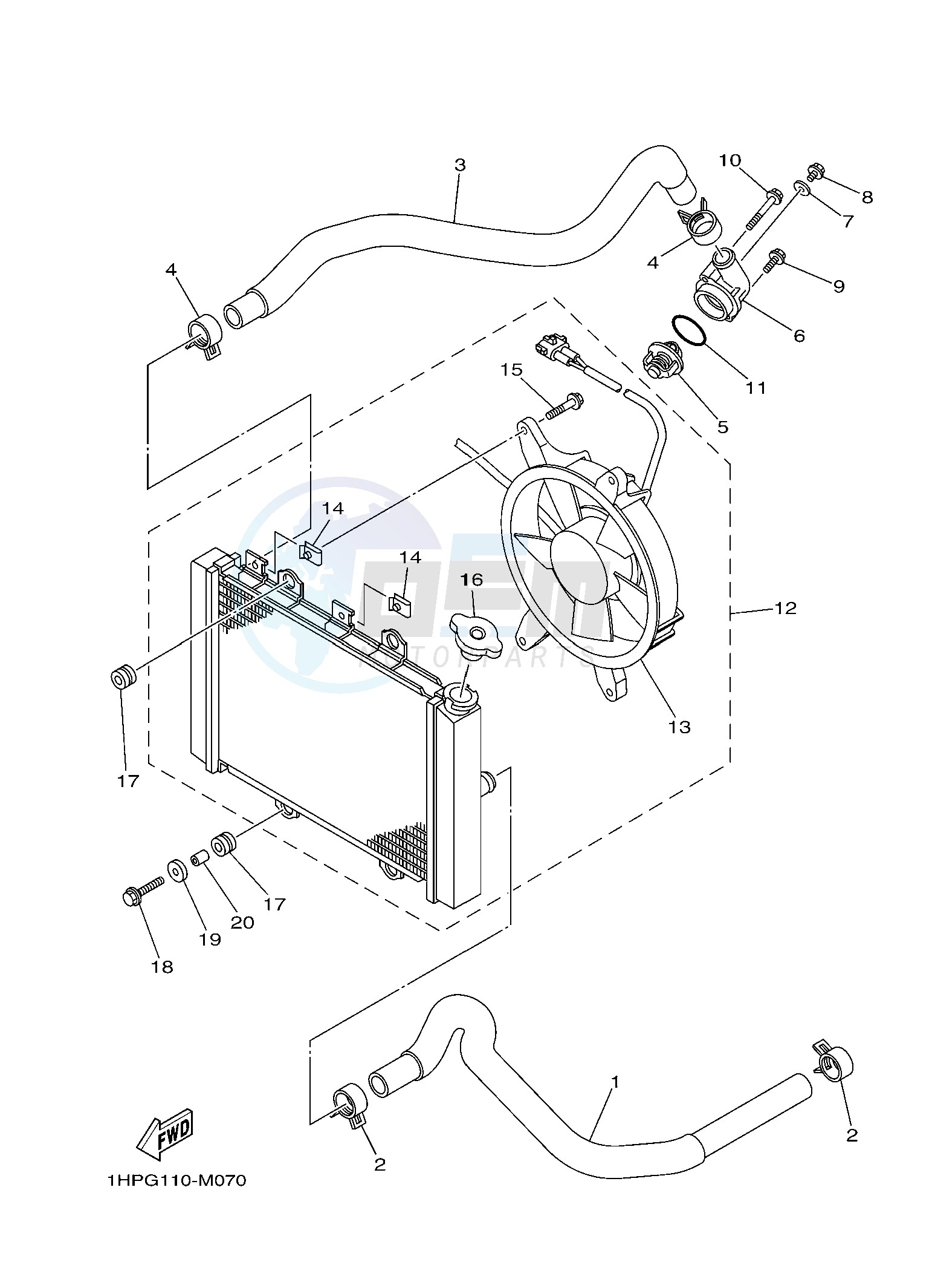 RADIATOR & HOSE image