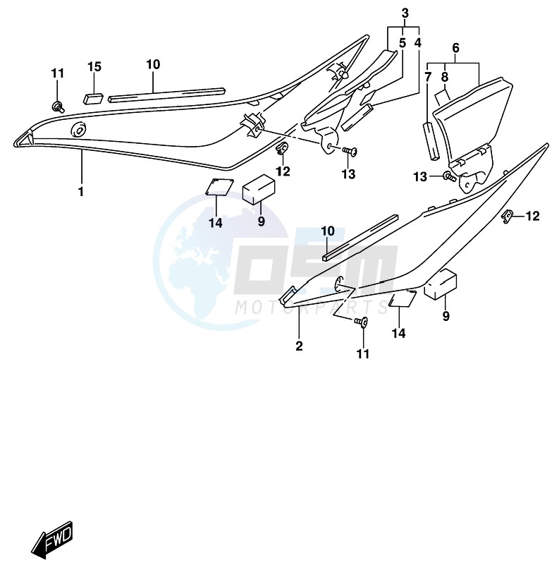 SIDE LOWER COVER (GSX-R1000RZL8 E21) image
