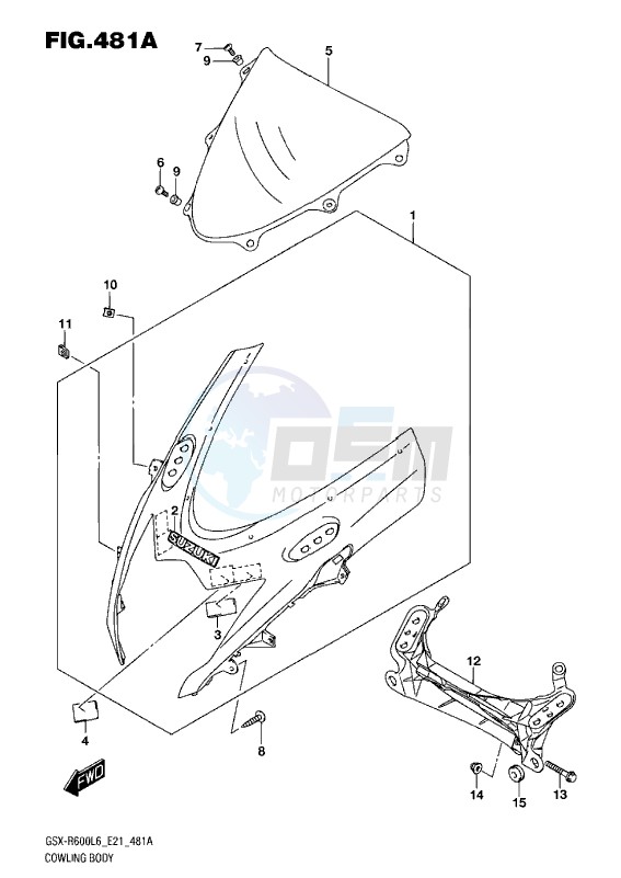 COWLING BODY L6 image