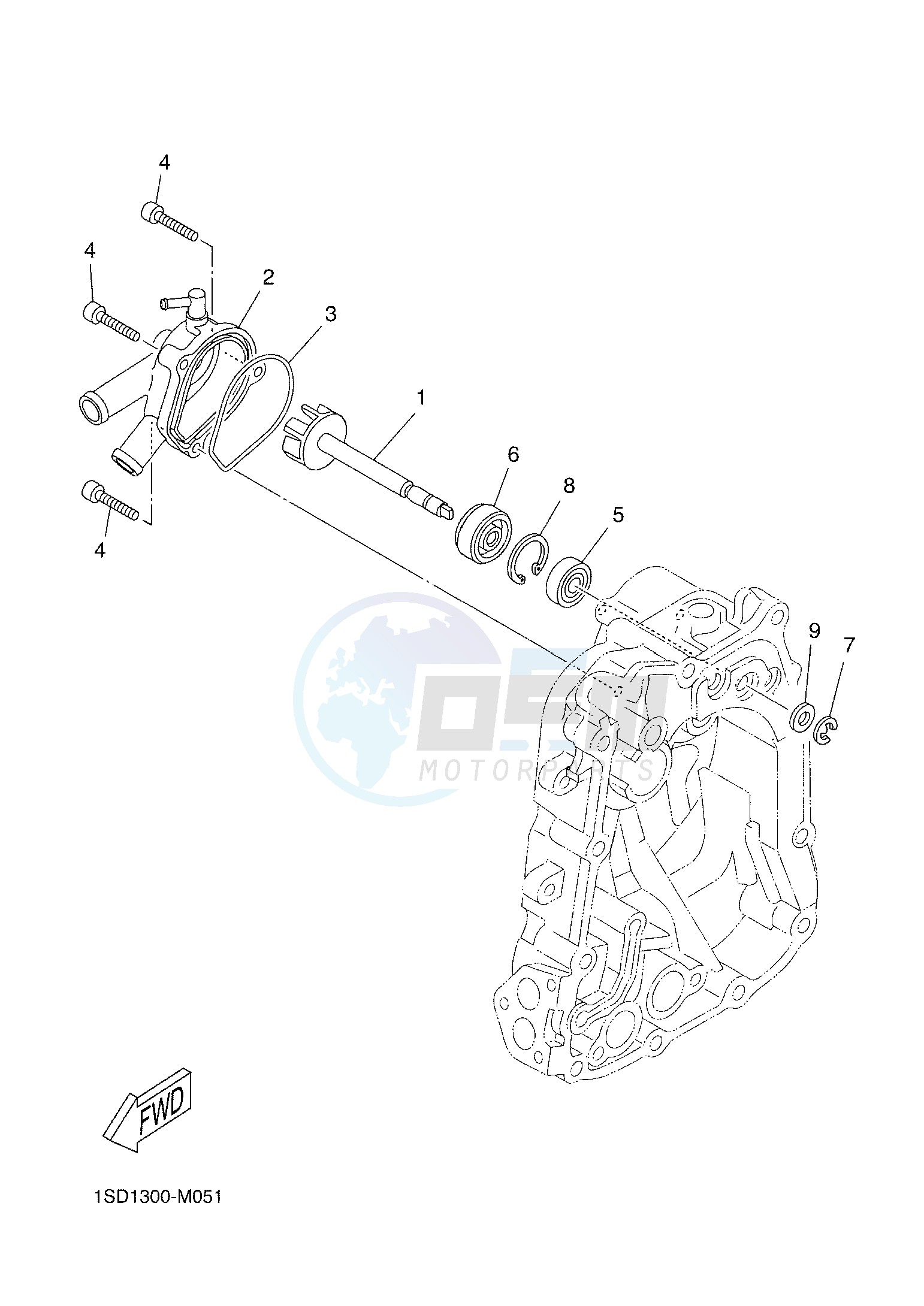 WATER PUMP blueprint